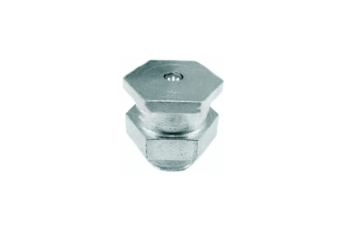 hlavice mazací plochá 16 mm, s 6ti hrannou hlavou 14 mm, M6 x 1 - Hlavní obrázek
