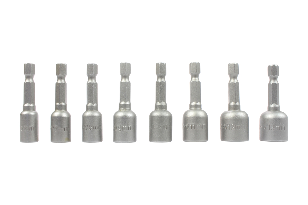 nástavce nástrčné 1/4" 6 - 13 mm, sada 8 dílů - Hlavní obrázek