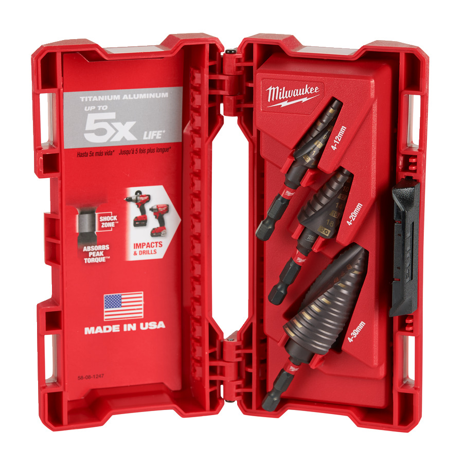 Sada stupňovitých vrtáků SHOCKWAVE™ Impact Duty™ (3 kusy) - Hlavní obrázek