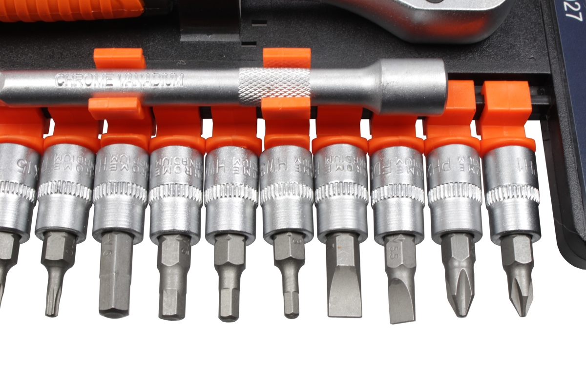 gola sada 1/4", 6ti hran 4 - 13 mm, v pořadači, 28 dílů - doprovodný obrázek 1