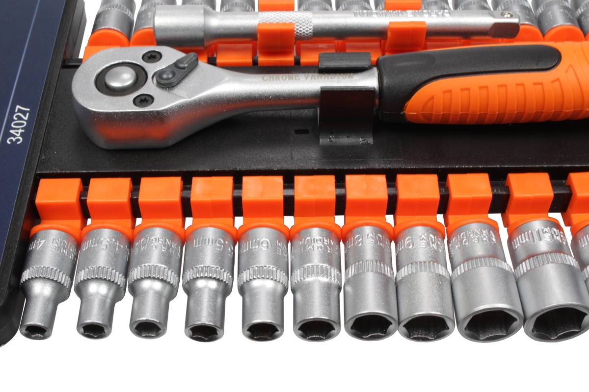 gola sada 1/4", 6ti hran 4 - 13 mm, v pořadači, 28 dílů - doprovodný obrázek 3