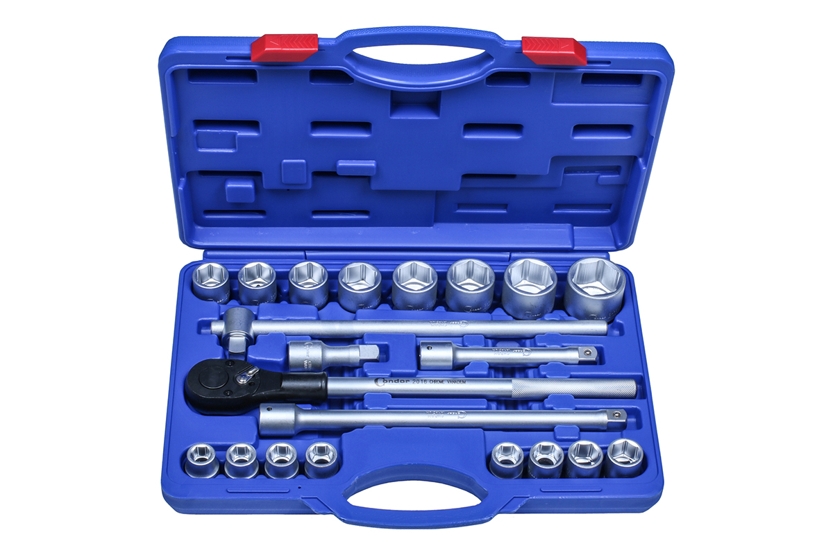gola sada 3/4", 6ti hran 19 - 50 mm, 21 dílů - Hlavní obrázek