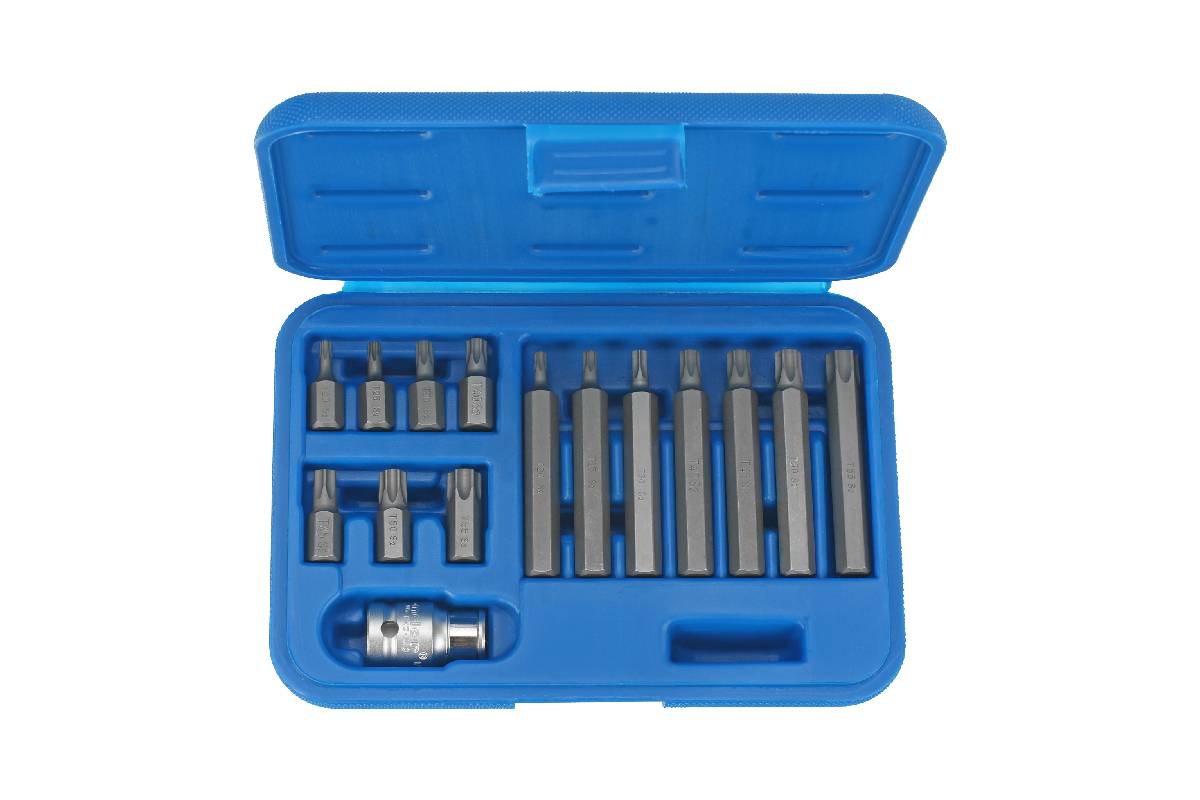 bity 10 mm, Torx T20 - T55, sada 15 dílů - Hlavní obrázek