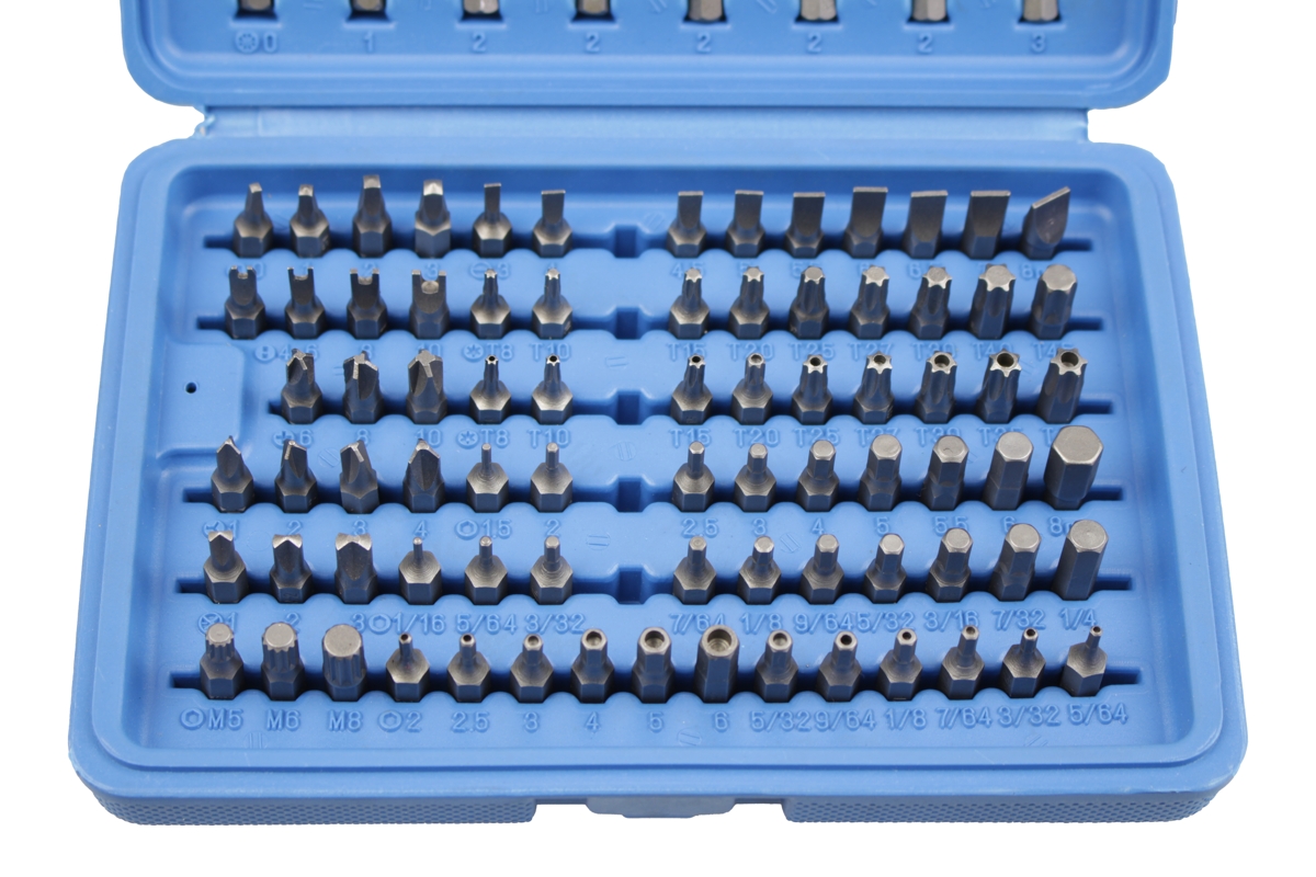 bity 1/4", PL - PH - PZ - Inbus - Torx - speciální, sada 100 dílů - doprovodný obrázek 2