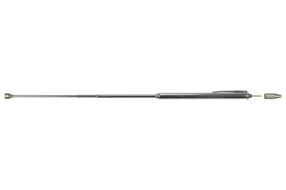 magnet teleskopický průměr 6 mm, délka 500 mm, nosnost 500 g, čistící jehla - doprovodný obrázek 1