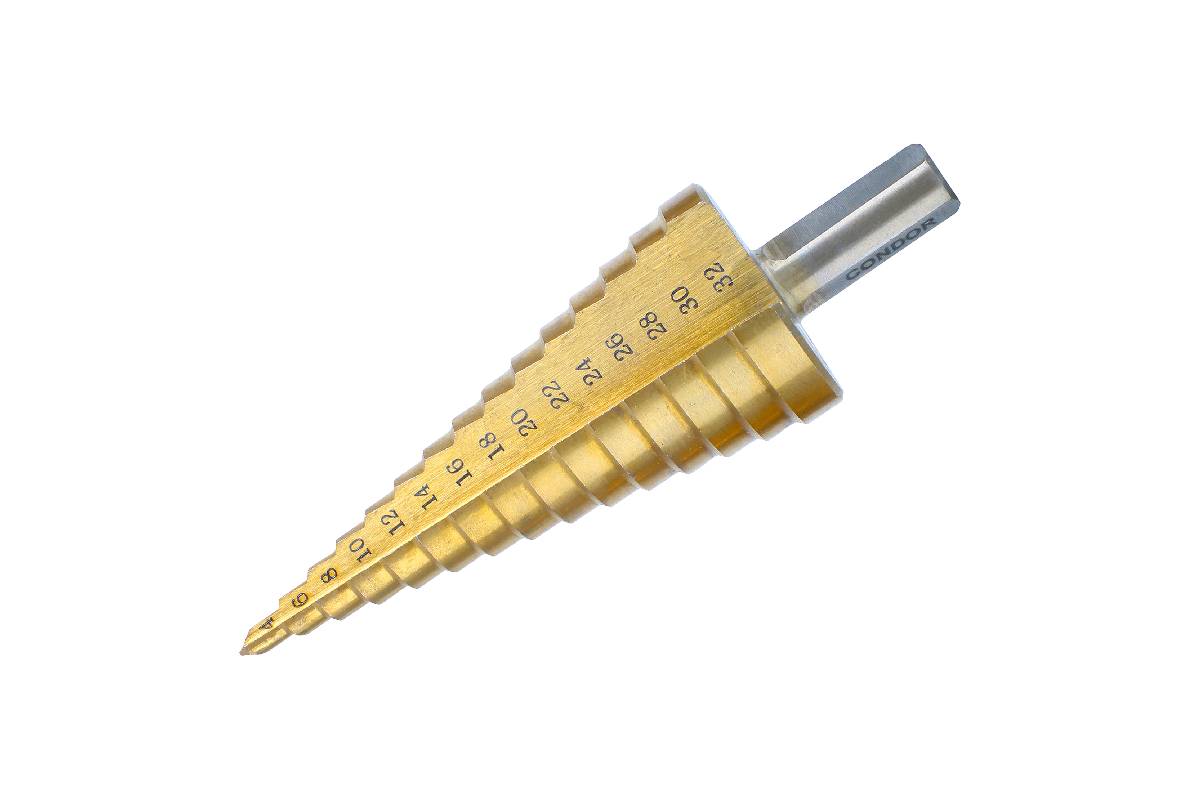 vrták stupňovitý HSS-TiN, průměr 4,0 - 32,0 mm - Hlavní obrázek