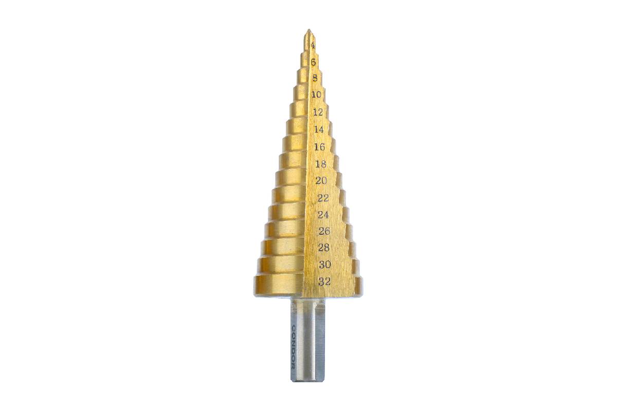 vrták stupňovitý HSS-TiN, průměr 4,0 - 32,0 mm - doprovodný obrázek 1