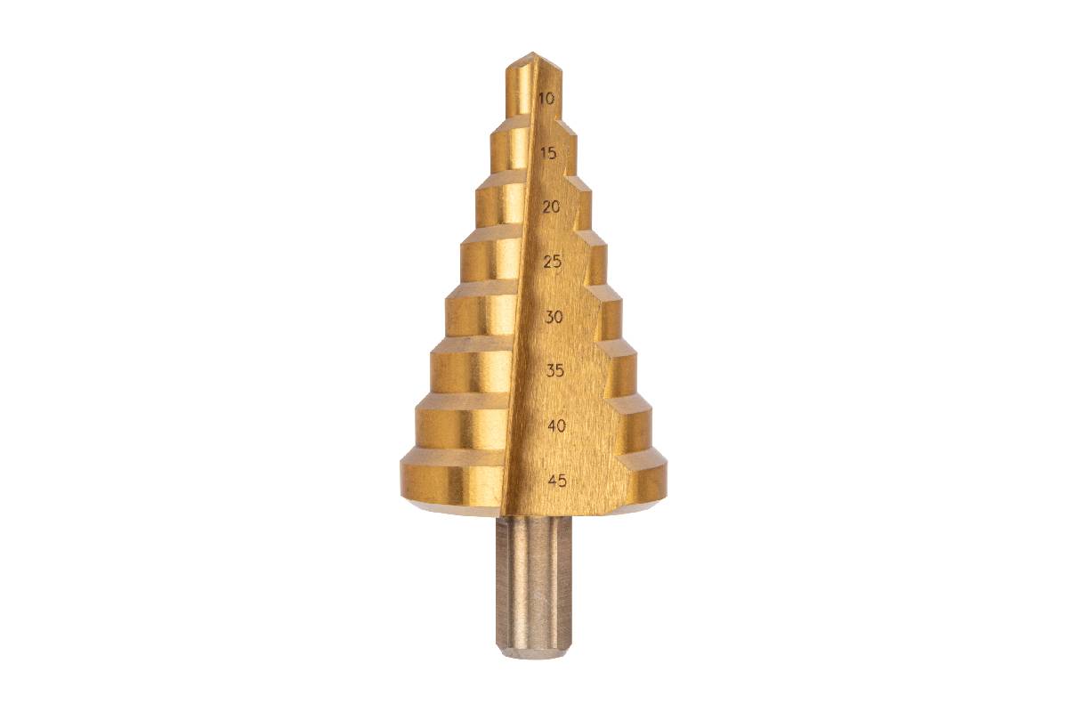 vrták stupňovitý HSS-TiN, průměr 10,0 - 45,0 mm - doprovodný obrázek 1