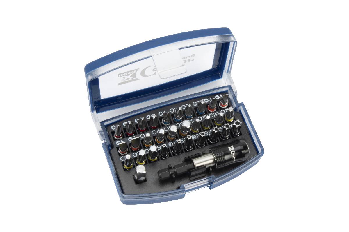bity 1/4", PL - PH - PZ - Inbus - Torx, S2, 32 dílů - Hlavní obrázek