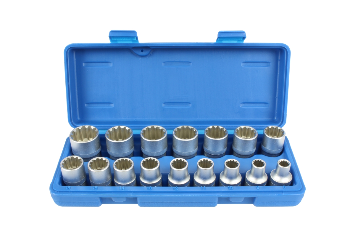 hlavice nástrčné 1/2", VarioPlus 8 - 24 mm, 16 dílů - Hlavní obrázek