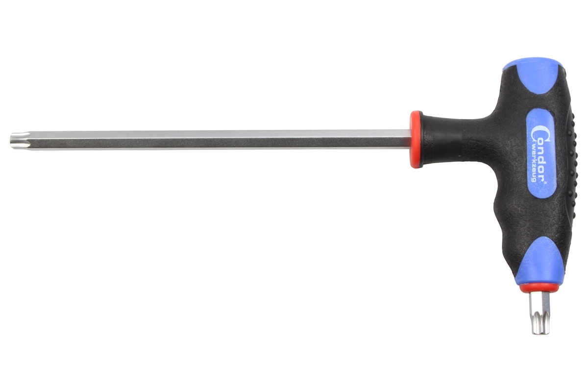 klíče zástrčné Torx T10 - T50, T-rukojeť, sada 9 dílů - doprovodný obrázek 2