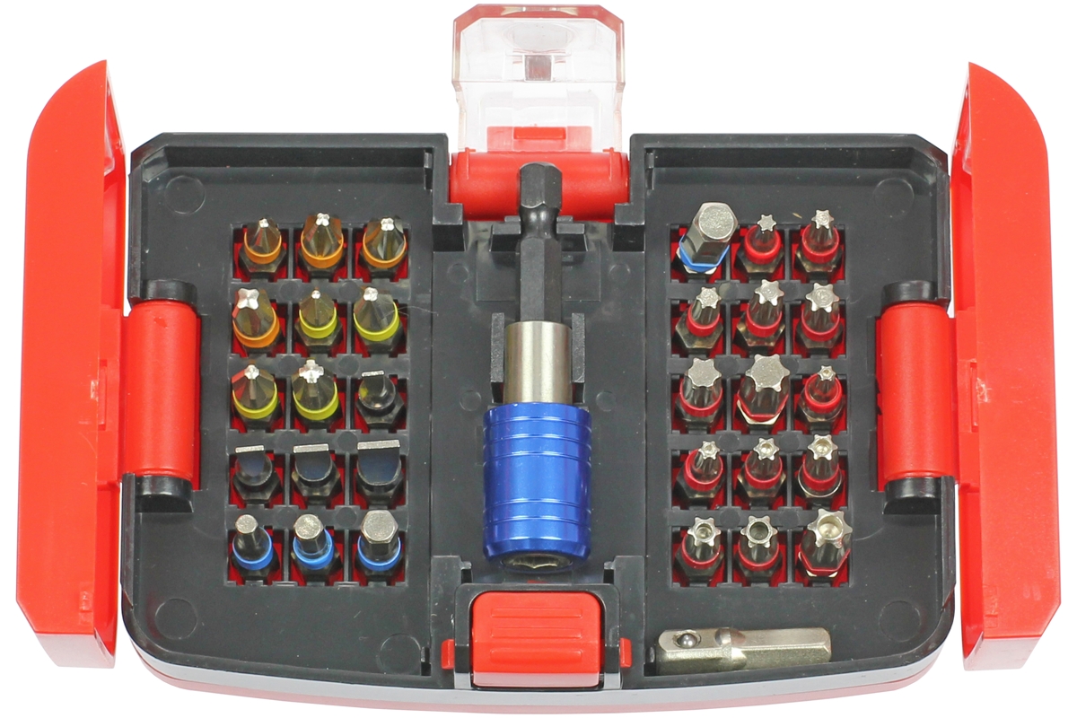 bity 1/4" - Inbus, torx, PH, PZ, PL, ocel S2, sada 31 dílů - Hlavní obrázek