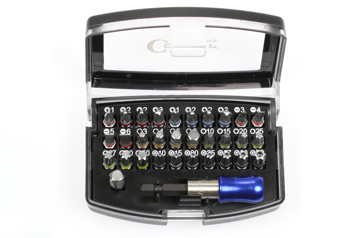 bity 1/4", PL - PH - PZ - Inbus - Torx, S2, sada 32 dílů - Hlavní obrázek