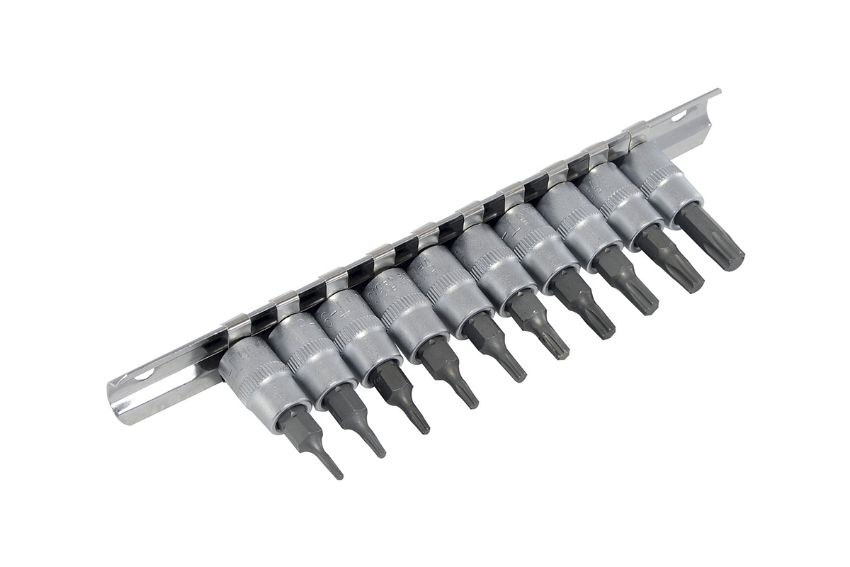 hlavice zástrčné 1/4", Torx T7 - T40, sada 10 dílů - Hlavní obrázek