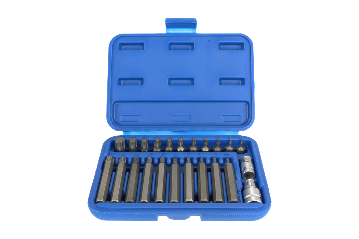 bity 10 mm, Torx T10 - T60, sada 23 dílů - Hlavní obrázek