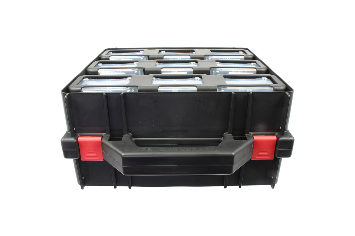 organizér plastový dvojitý 300x350x145 mm s vyjímatelnými boxy 95x65x65 mm - Hlavní obrázek