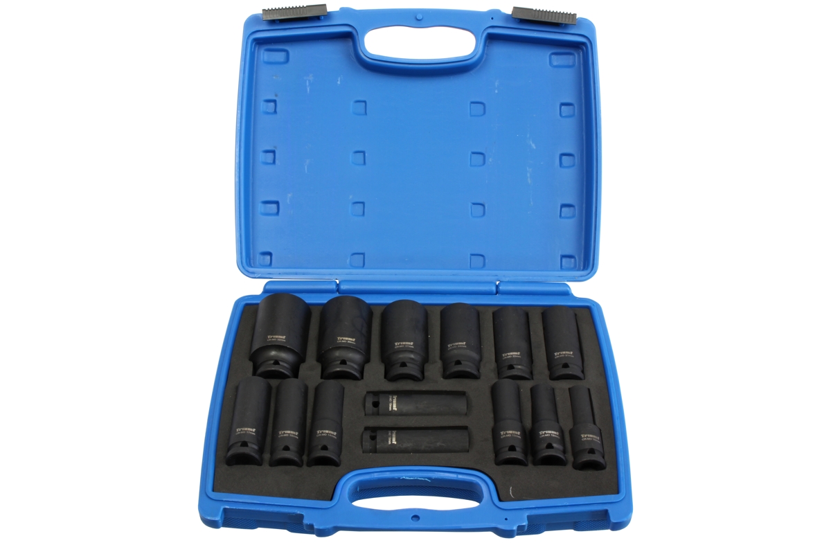 hlavice nástrčné 1/2", 6ti hran 10 - 32 mm, tvrzené, sada 14 dílů - Hlavní obrázek