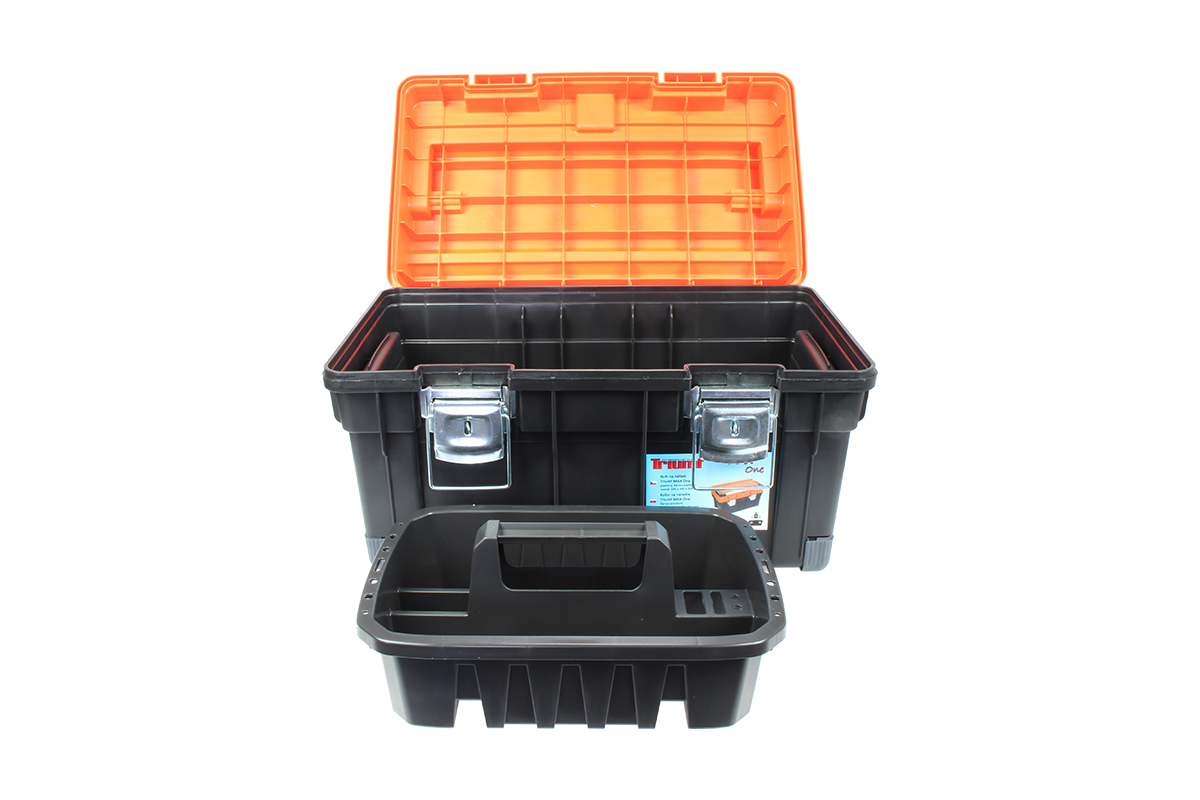 kufr na nářadí Triumf MAX One, profi, 595x345x355 mm, černo-oranžový - doprovodný obrázek 2