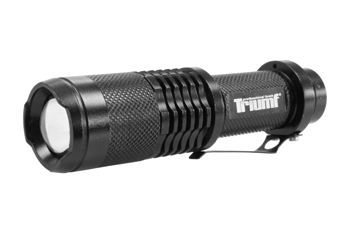 svítilna příruční LED 5W CREE Q5, nabíjecí, dosvit 200 m - doprovodný obrázek 1