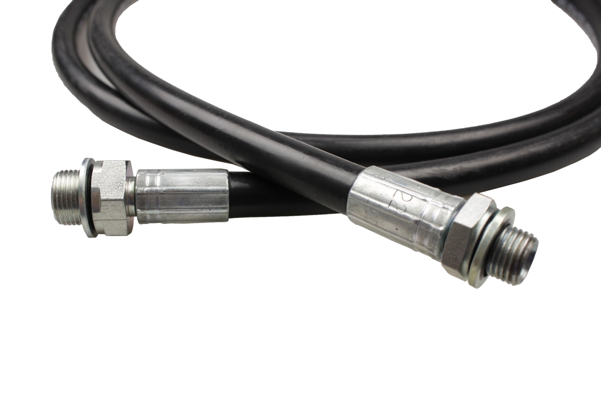hadice hydraulická zakončena koncovkami 1/4" a 3/8" pro pumpu 100-05599, délka 2 m - doprovodný obrázek 1