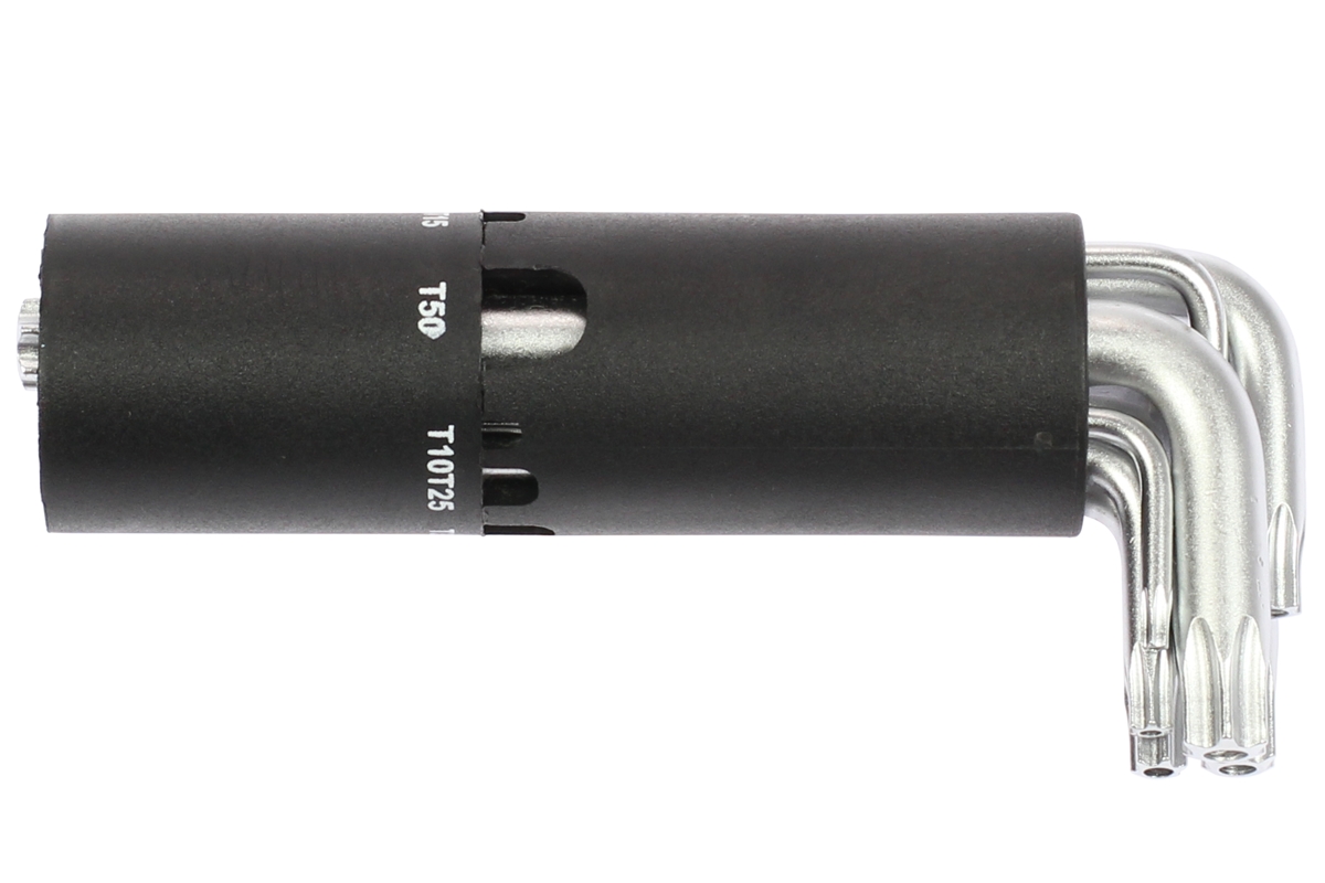 klíče zástrčné Torx T10 - T50, vrtané, krátké, sada 8 dílů - Hlavní obrázek