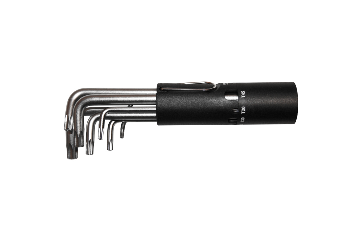 klíče zástrčné Torx T10 - T50, vrtané, prodloužené, sada 8 dílů - Hlavní obrázek