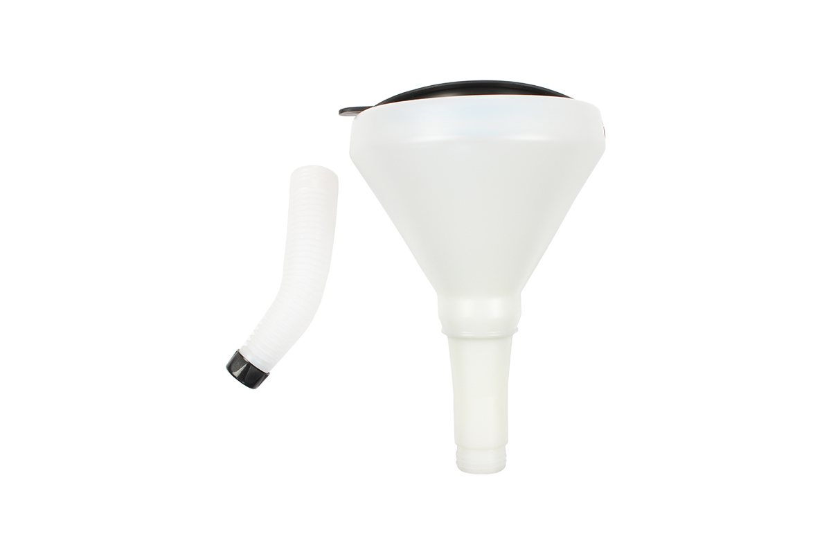 nálevka plastová s víkem pr. 170 mm, sítko , flexibilní  hadice 270 mm, objem 2,25 l - Hlavní obrázek
