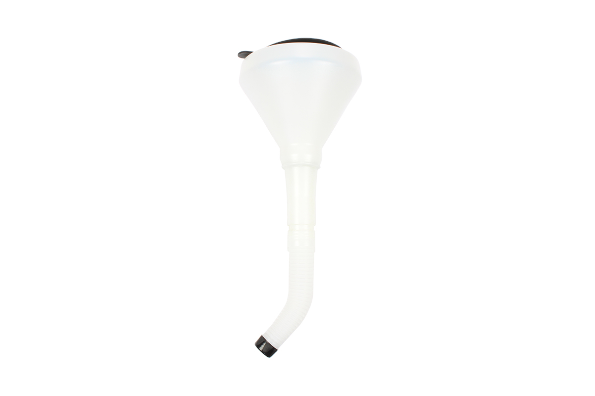 nálevka plastová s víkem pr. 170 mm, sítko , flexibilní  hadice 270 mm, objem 2,25 l - doprovodný obrázek 1