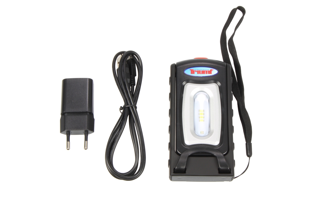 lampa montážní 2 LED - ultra svítivá, skládací, akumulátorová 230 V, Li 3,7 V / 1200 mAh, IP20 - Hlavní obrázek