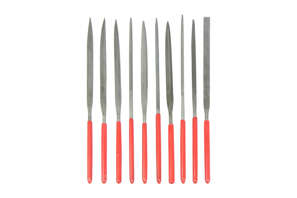 pilníky jehlové 140 mm, v PVC obalu, sada 10 dílů - Hlavní obrázek