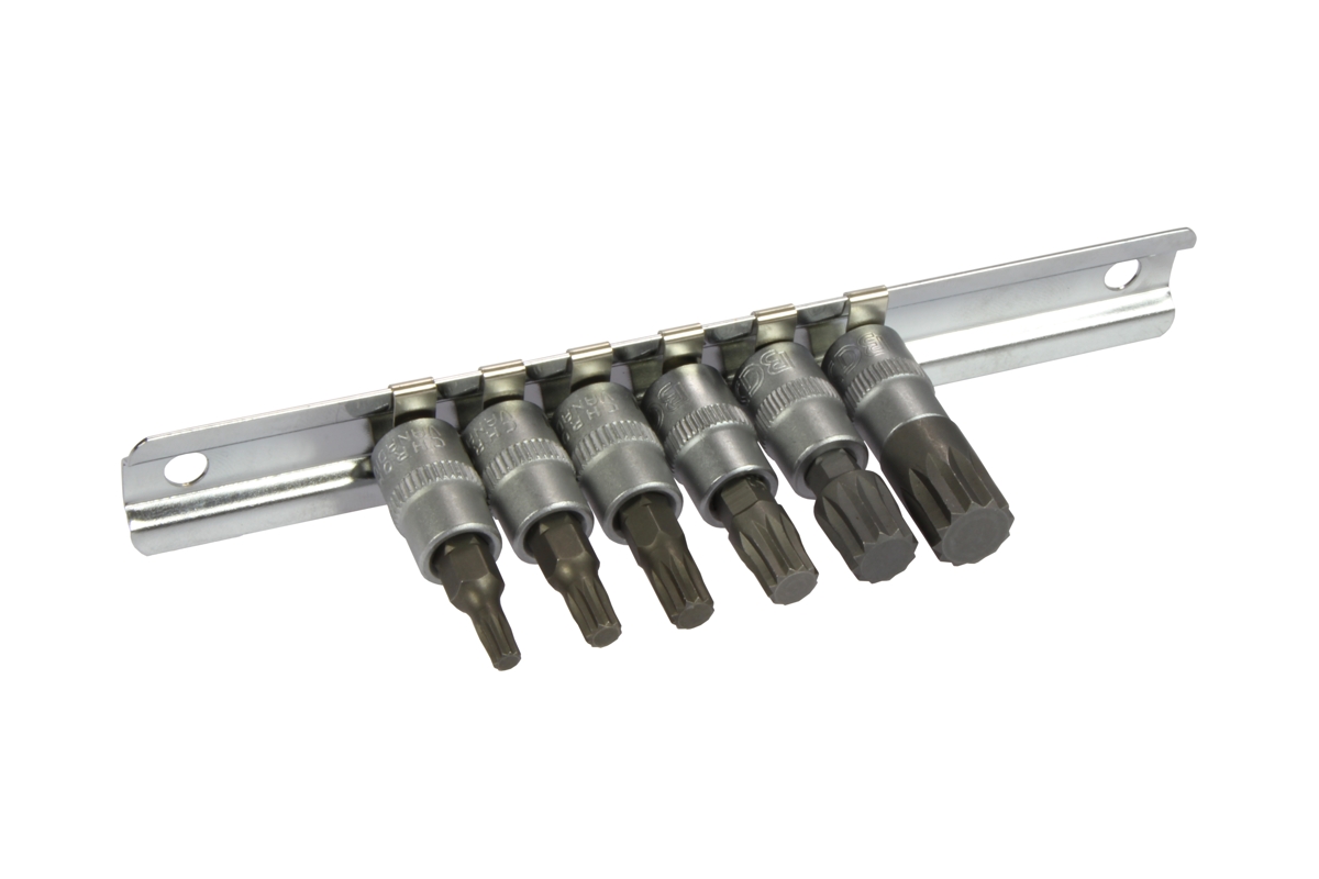 hlavice zástrčné 1/4", XZN M4 - M12, sada 6 dílů - Hlavní obrázek