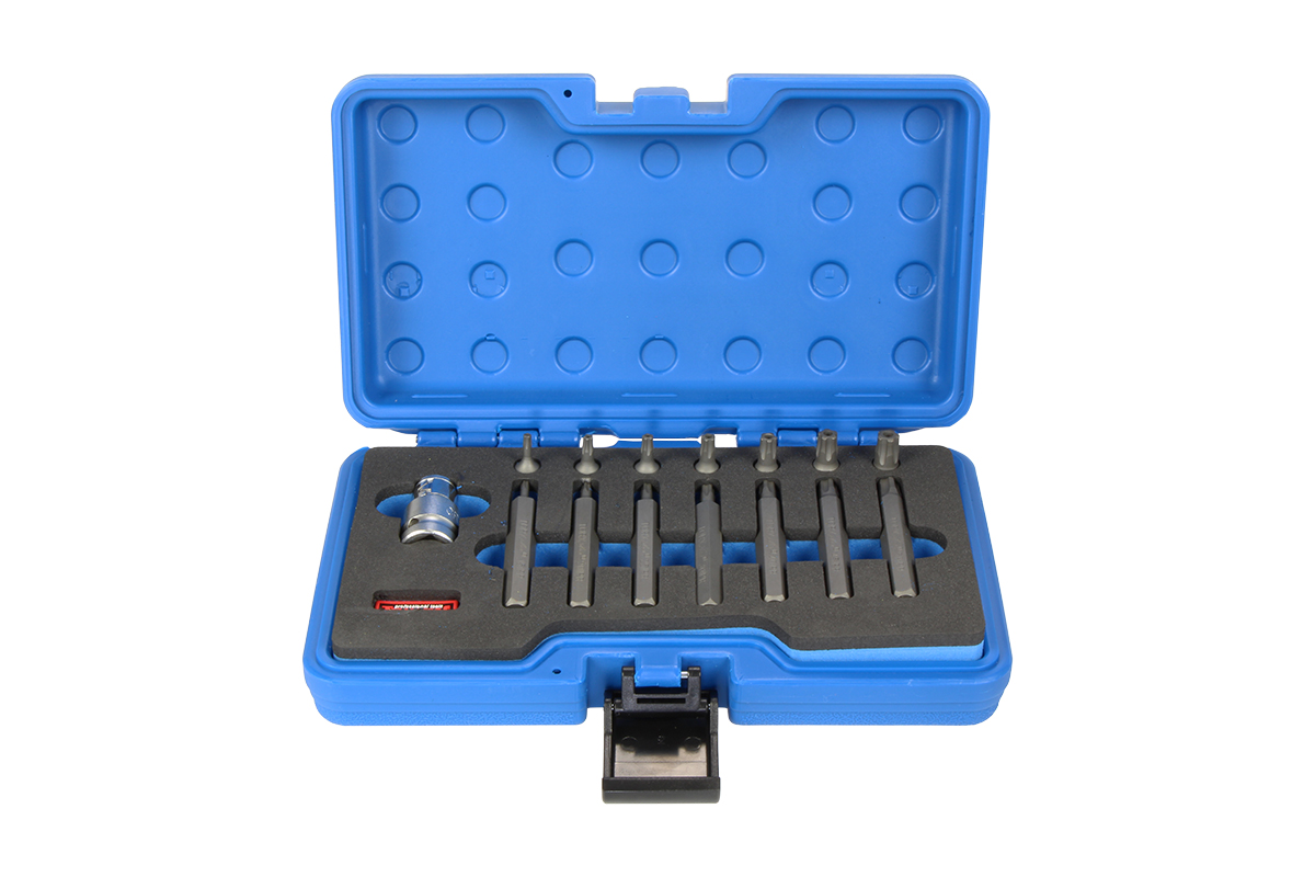 bity 10 mm, Torx Security TS15 - TS50, vrtané, sada 15 dílů - Hlavní obrázek