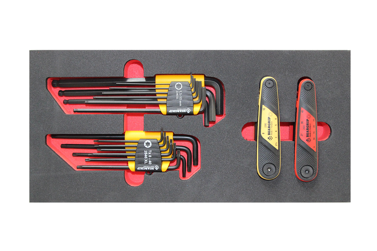 modul - klíče zástrčné Inbus, Torx, 33 dílů, velikost 1/3 - Hlavní obrázek