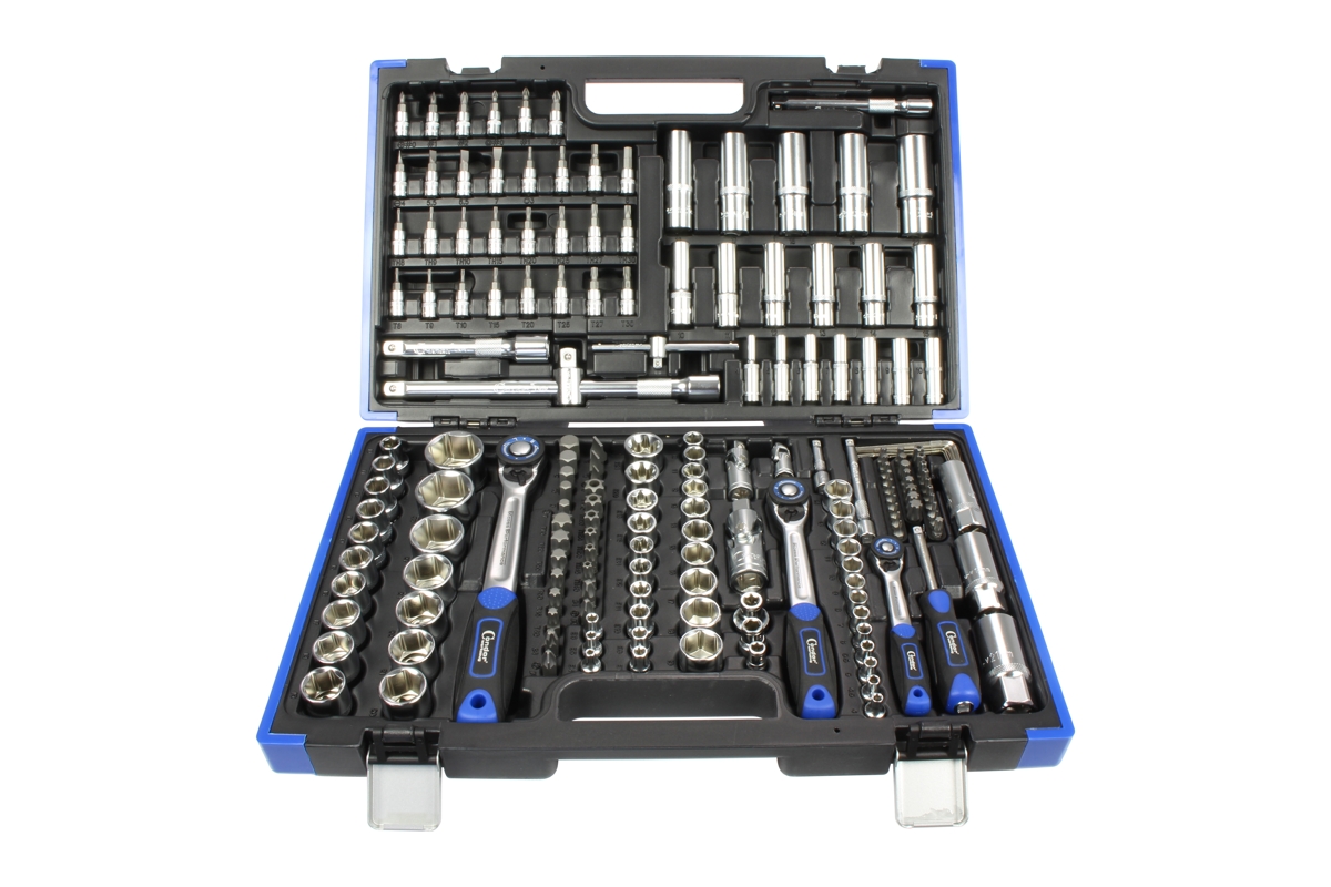 gola sada 1/4" - 3/8" - 1/2", 6ti hran 4 - 32 mm, 180 dílů - Hlavní obrázek