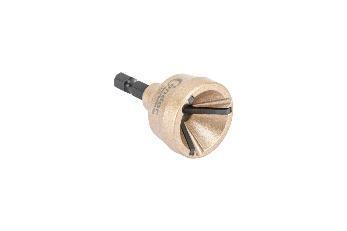 odhrotovač vnější 1/4", pro průměry 3 - 19 mm, pro elektrické nářadí - doprovodný obrázek 1