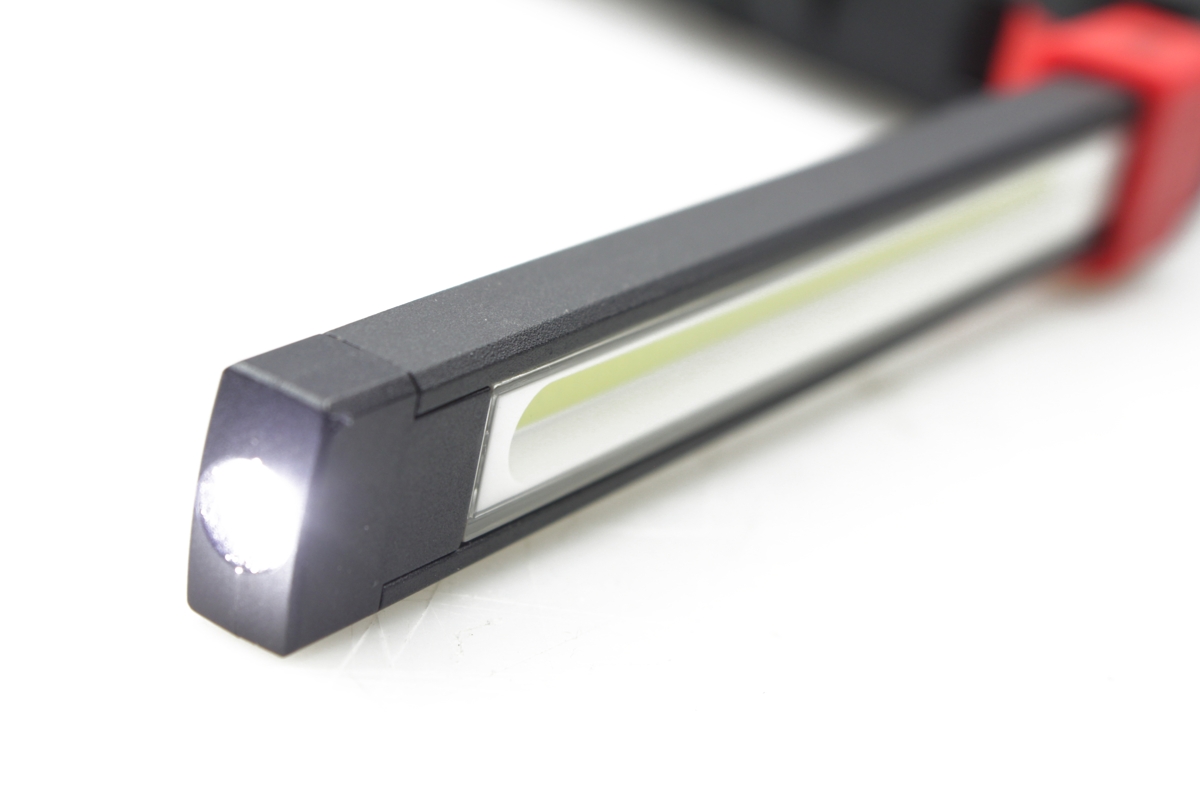 lampa montážní SLIM, COB LED + 1 LED High power, kloubová, skládací s magnetem, akumulátorová - doprovodný obrázek 3
