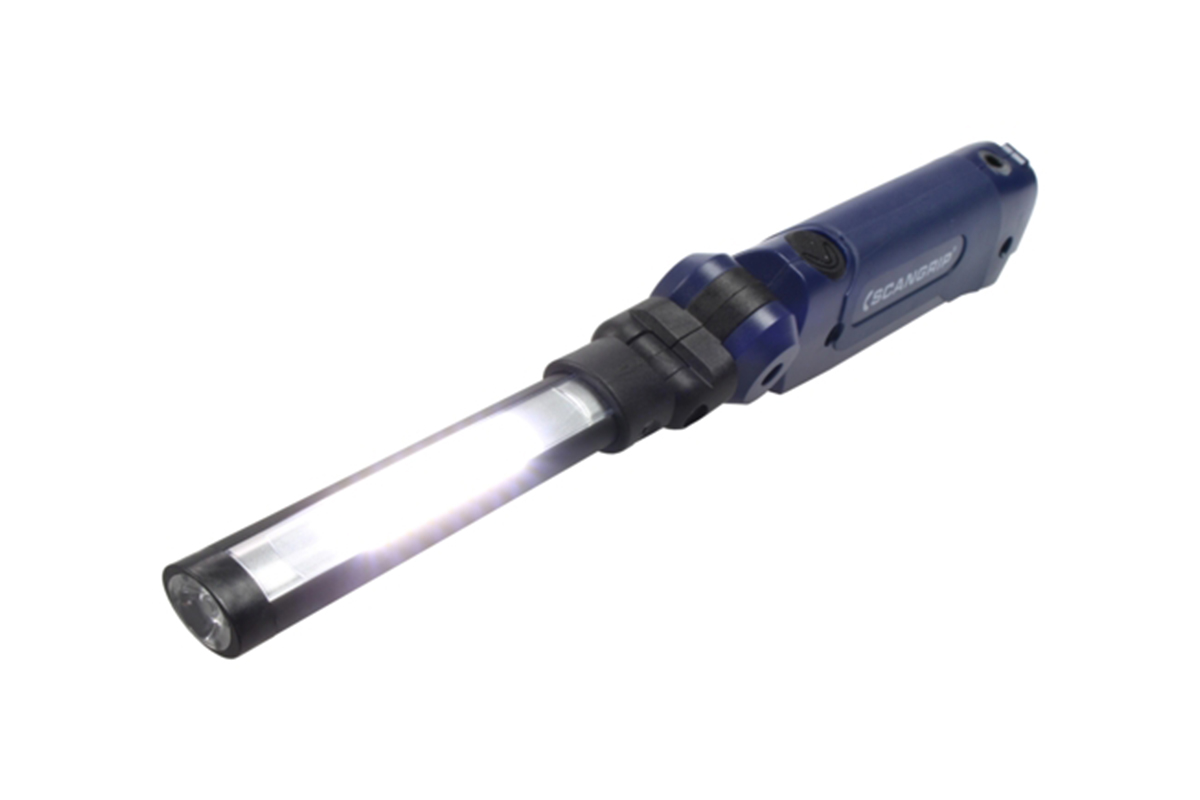 lampa montážní SLIM, COB LED + 1 LED High power, kloubová, skládací s magnetem, akumulátorová - doprovodný obrázek 6