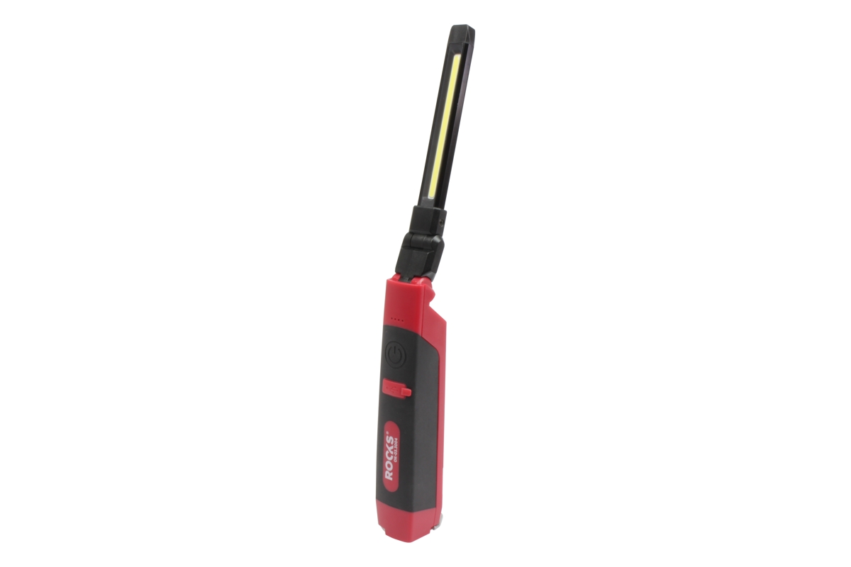 lampa montážní SLIM, COB LED + 1 LED High power, kloubová, skládací s magnetem, akumulátorová - doprovodný obrázek 4