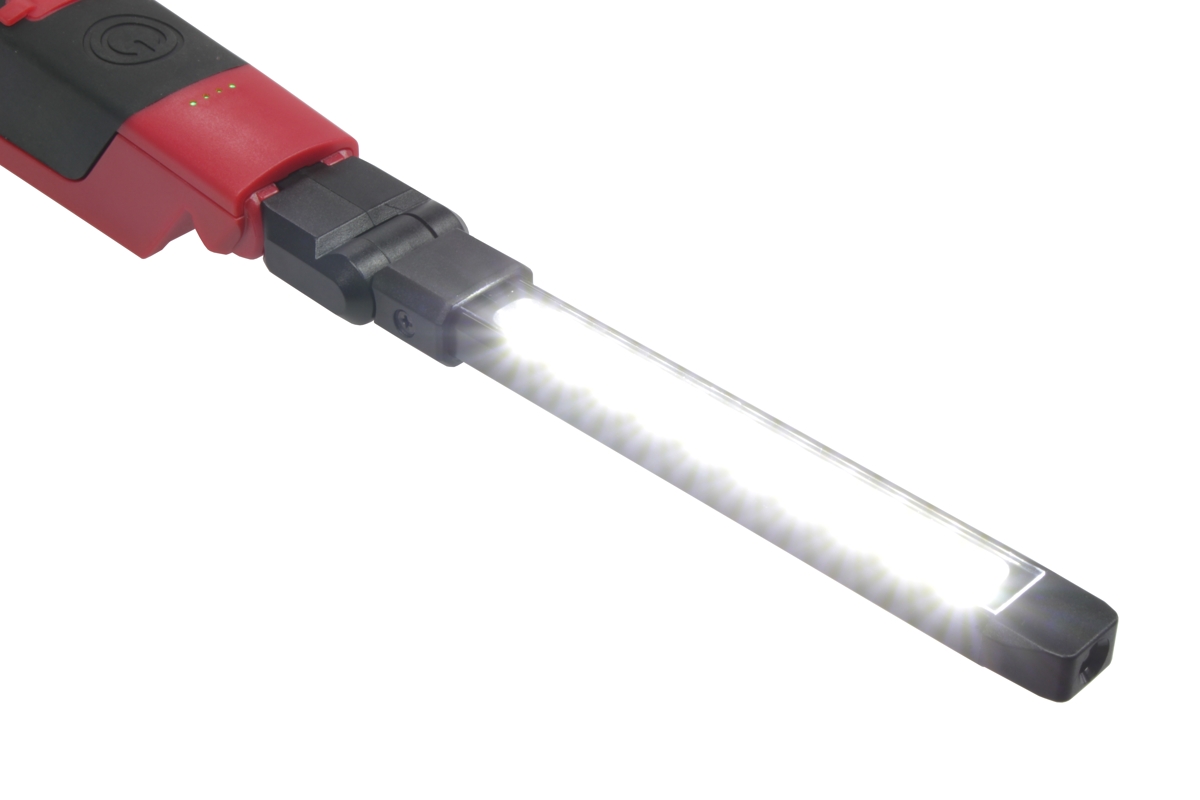 lampa montážní SLIM, COB LED + 1 LED High power, kloubová, skládací s magnetem, akumulátorová - doprovodný obrázek 7
