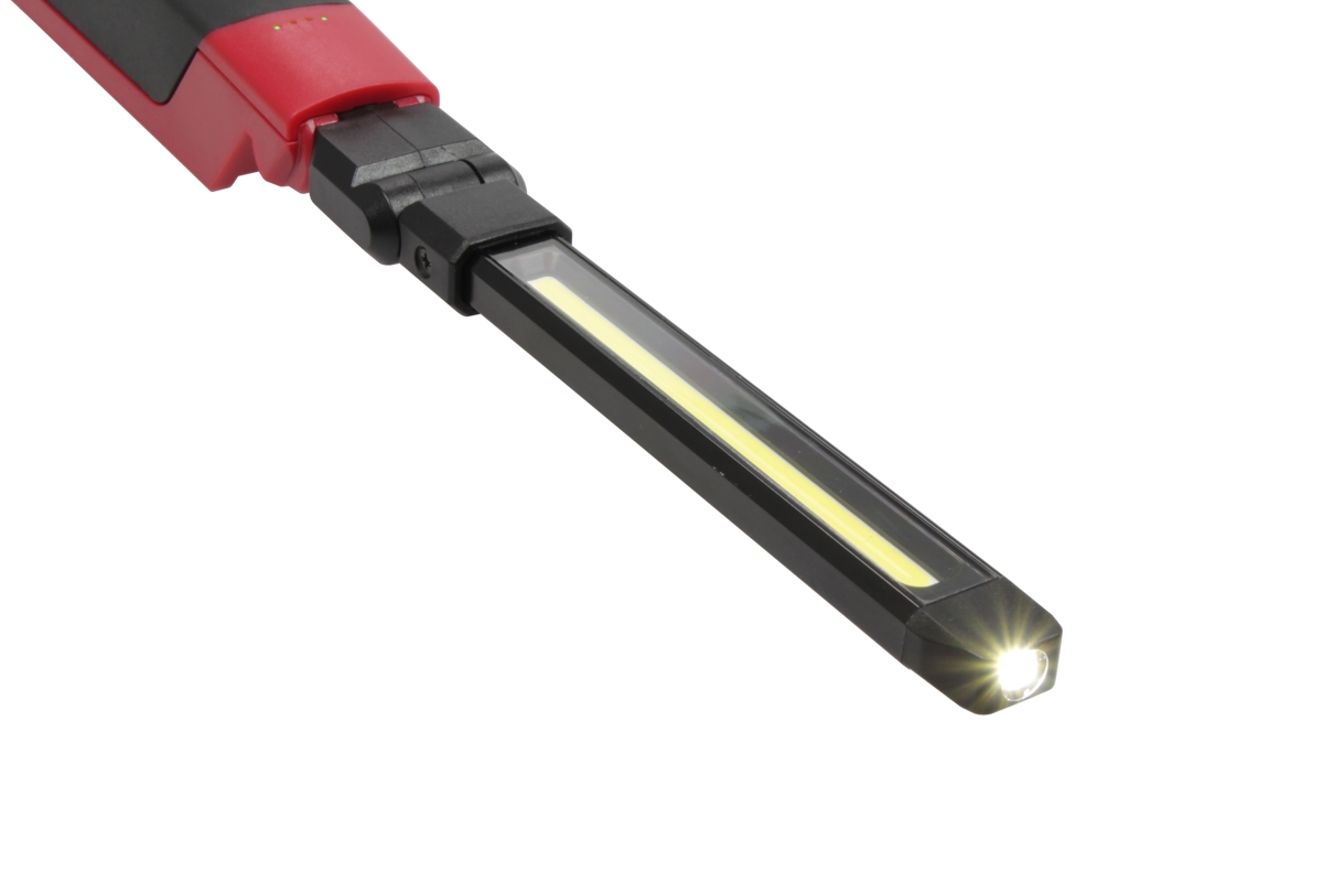 lampa montážní SLIM, COB LED + 1 LED High power, kloubová, skládací s magnetem, akumulátorová - doprovodný obrázek 8