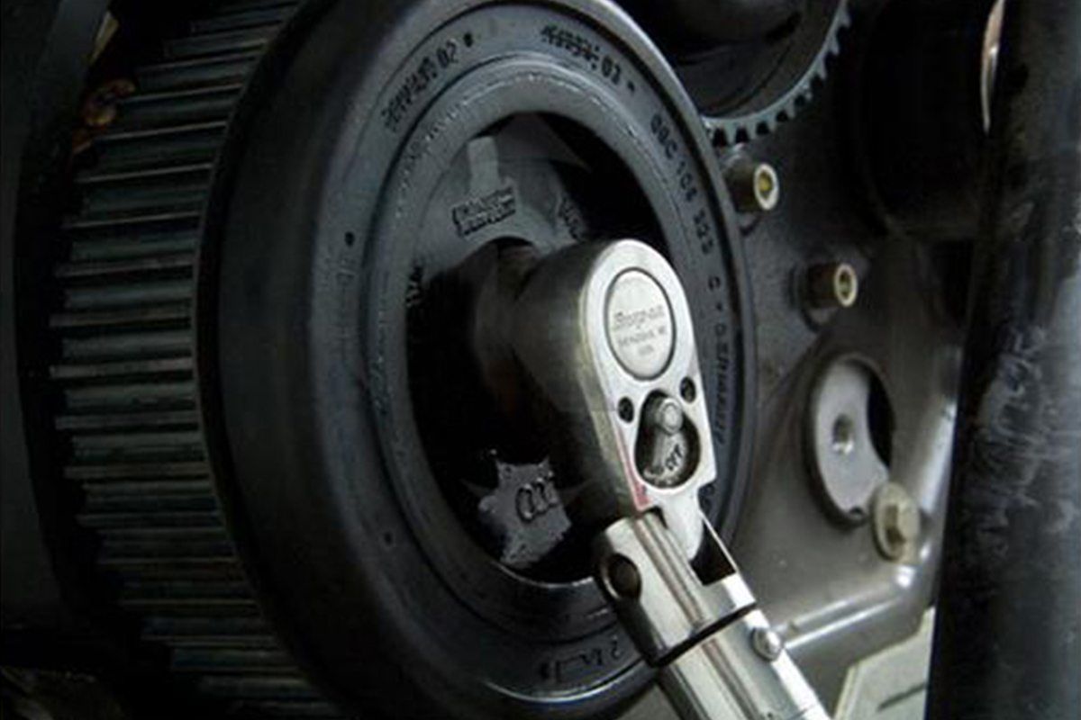 hlavice 3/8", speciální na nastavení polohy vačkové hřídele koncernových vozů VW 3,0 l V6 5V - doprovodný obrázek 1