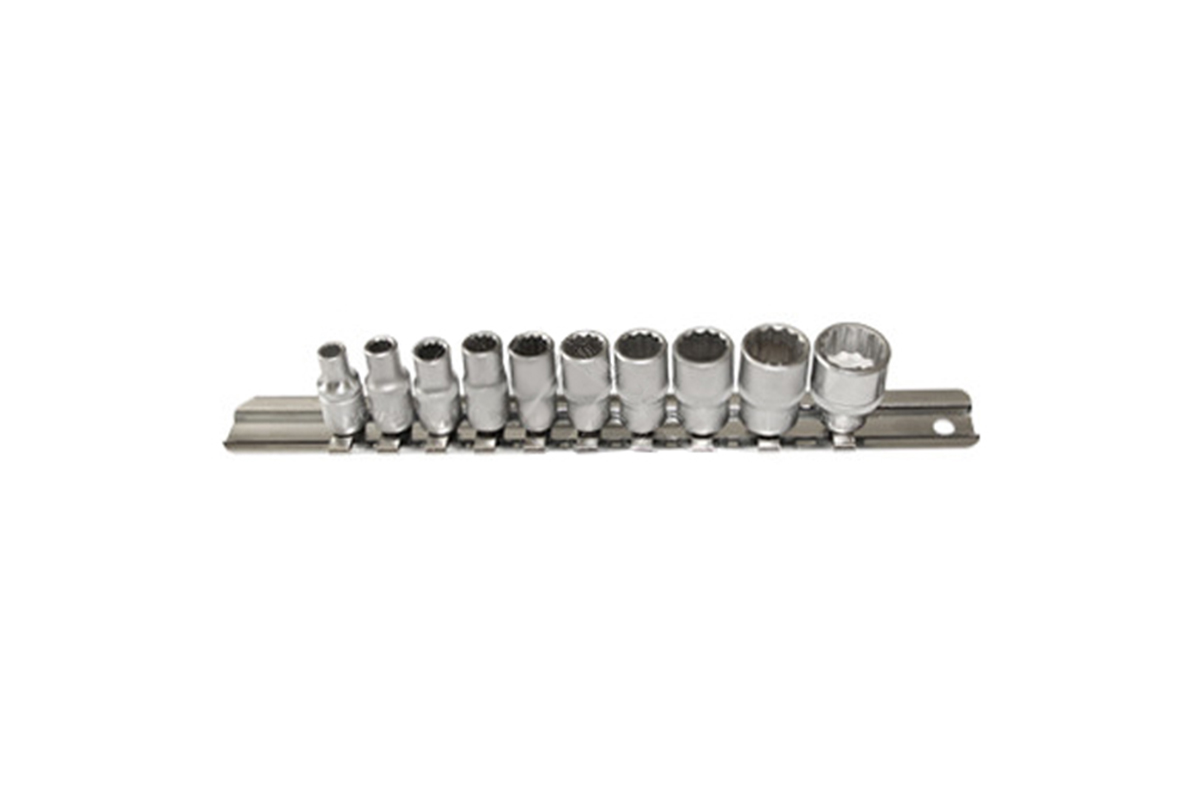 hlavice nástrčné 1/4", 12ti hran 3/16" - 9/16", sada 10 dílů - Hlavní obrázek