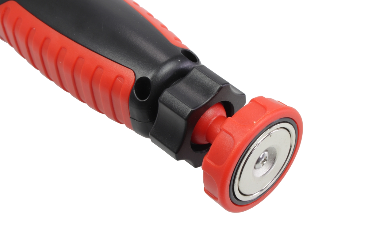 lampa montážní SLIM, COB LED + 1 LED High power, kloubová, skládací s magnetem, akumulátorová - doprovodný obrázek 2