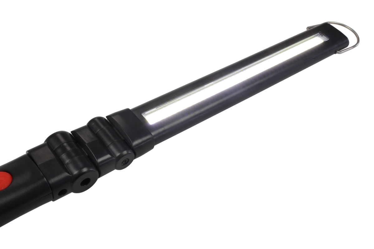 lampa montážní SLIM, COB LED + 1 LED High power, kloubová, skládací s magnetem, akumulátorová - doprovodný obrázek 6