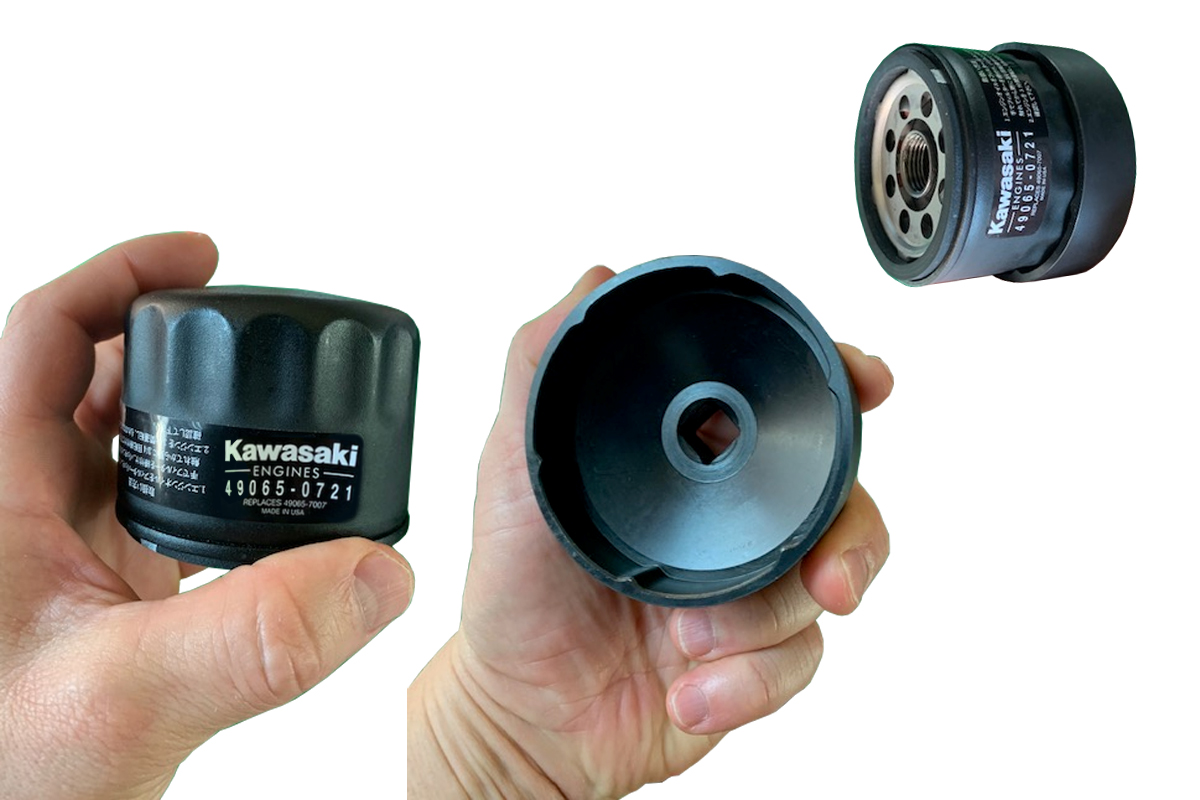 hlavice nástrčná 1/2" na olejové filtry Kawasaki, průměr 73 mm, ocelová - doprovodný obrázek 2
