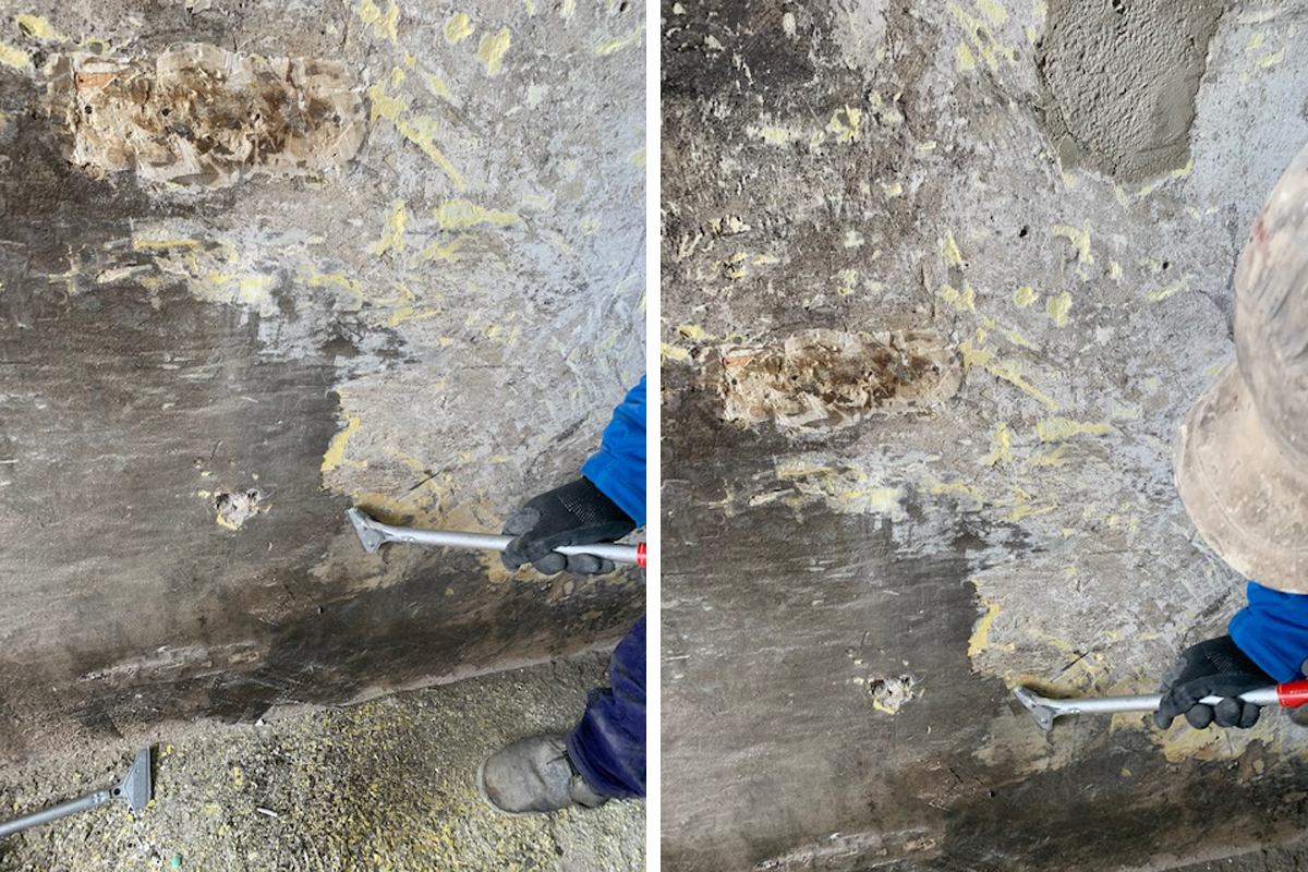škrabka univerzální na barvy, lepidla, tapety aj., celková délka 310 mm - doprovodný obrázek 1