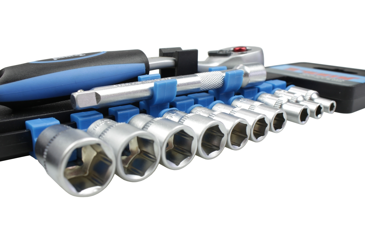 gola sada 1/4", 6ti hran 4 - 13 mm, v pořadači, 12 dílů - doprovodný obrázek 1