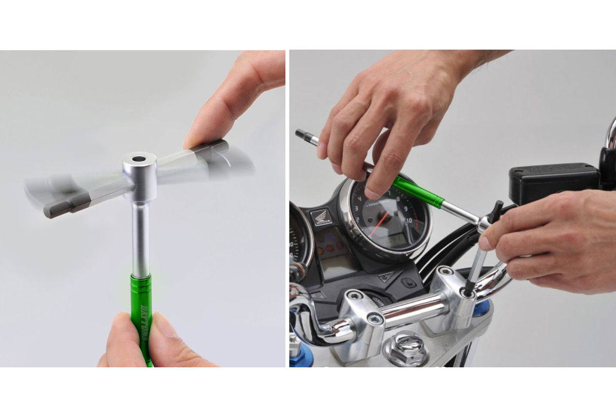 klíče zástrčné Torx T10 - T50 mm, přestavitelná T-rukojeť a kluzná rukojeť, sada 9 dílů - doprovodný obrázek 1