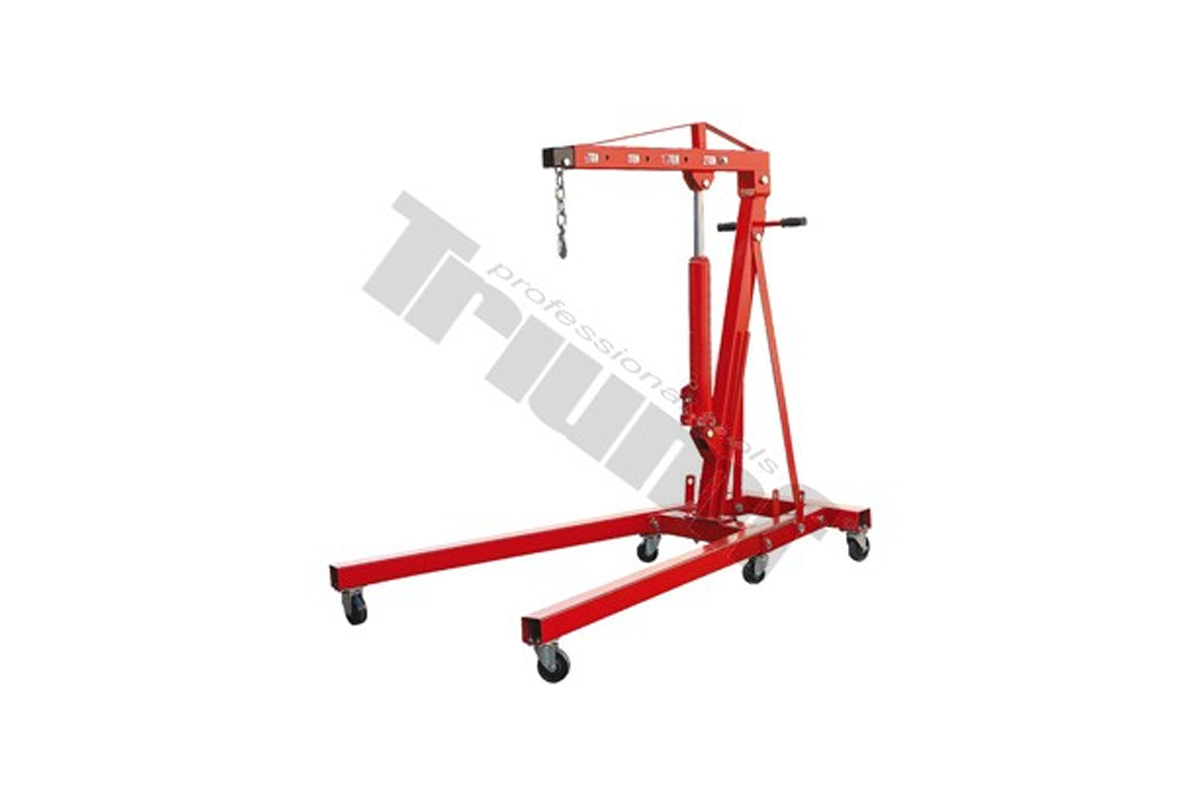 jeřáb hydraulický "žirafa", nosnost max. 2 t, skládací - Hlavní obrázek