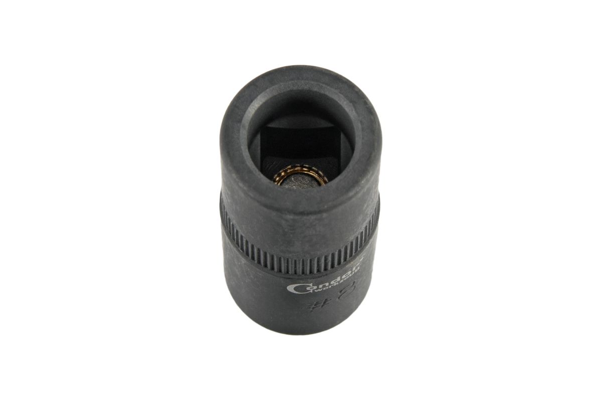 hlavice nástrčné 1/4" - 3/8", magnetické, speciální pro upnutí závitníků, sada 10 dílů - doprovodný obrázek 1
